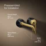Tone™ Wall-mount single-handle bathroom sink faucet, 1.2 gpm