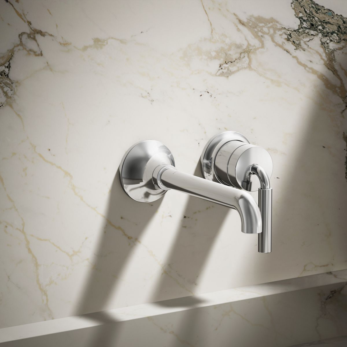 Tone™ Wall-mount single-handle bathroom sink faucet, 1.2 gpm