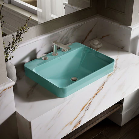 Vox® 23" rectangular vessel bathroom sink
