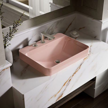 Vox® 23" rectangular vessel bathroom sink