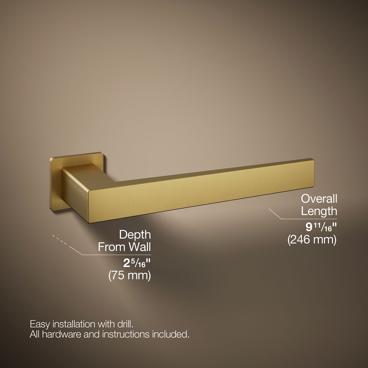 Honesty® Towel arm