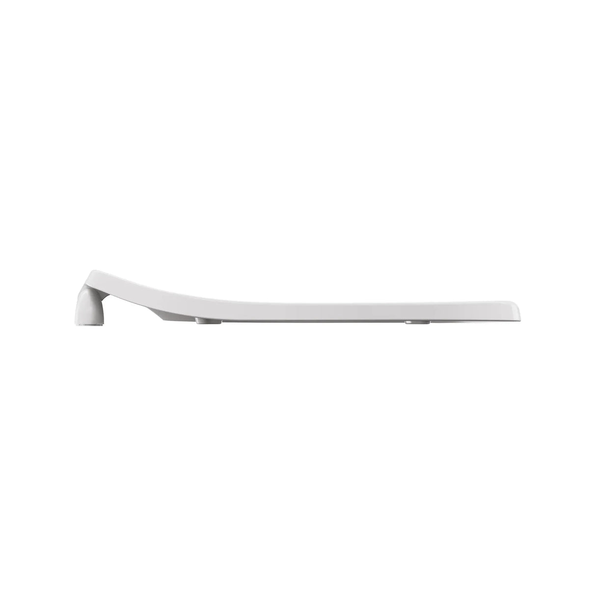 Commercial Heavy Duty Open Front Elongated Toilet Seat with EverClean® Surface and Self-sustaining Hinges