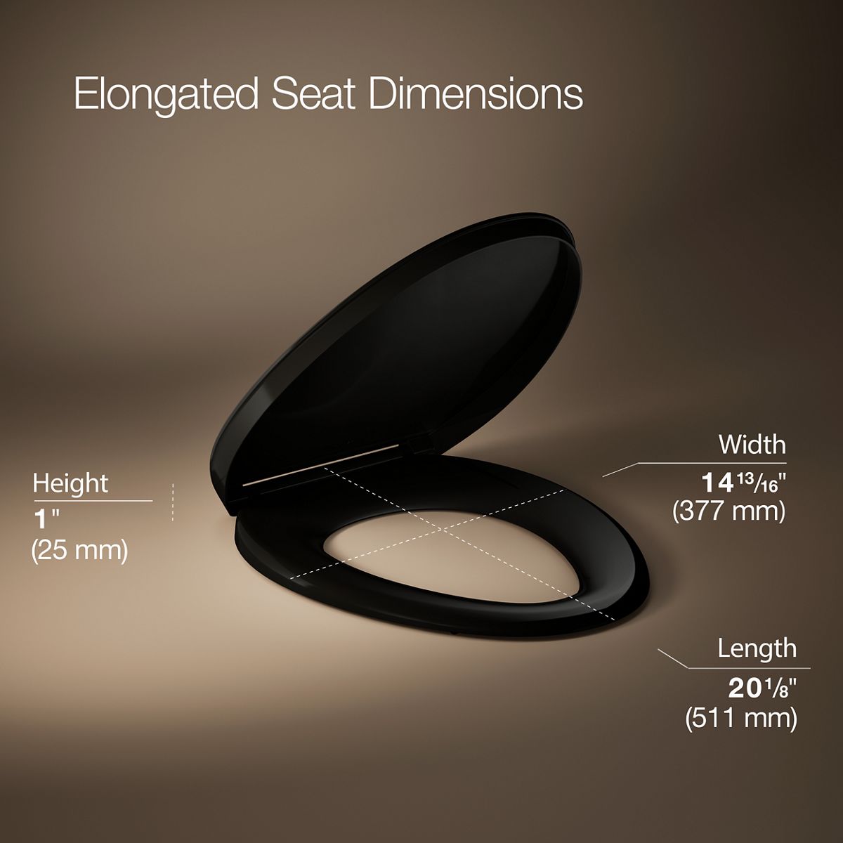 Impro® ReadyLatch® Quiet-Close™ elongated toilet seat