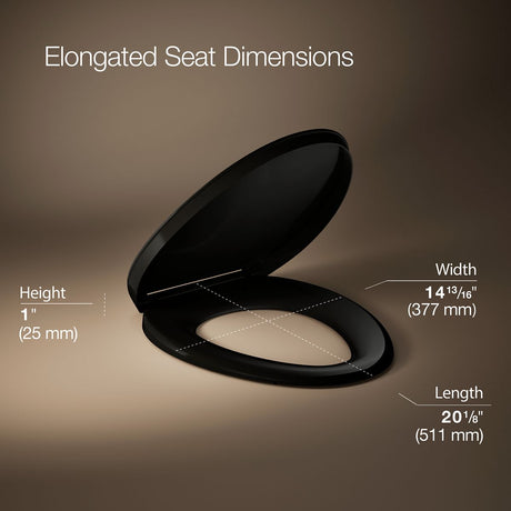 Impro® ReadyLatch® Quiet-Close™ elongated toilet seat