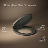 Impro® ReadyLatch® Quiet-Close™ round-front toilet seat
