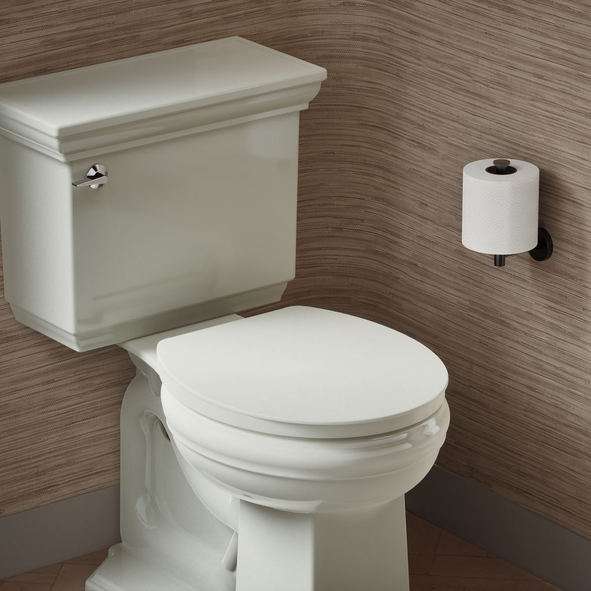 Impro® ReadyLatch® Quiet-Close™ round-front toilet seat
