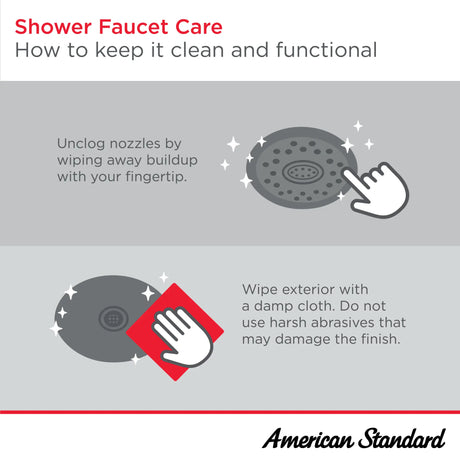 Spectra eTouch 7-3/16-inch 1.8 gpm/6.8 L/min 4-Function Water-Saving Showerhead