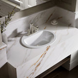 Bryant® 20-1/4" oval drop-in bathroom sink