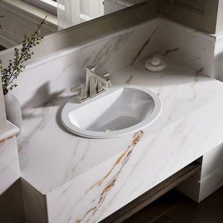 Bryant® 20-1/4" oval drop-in bathroom sink