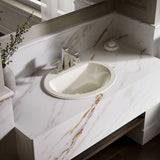 Bryant® 20-1/4" oval drop-in bathroom sink