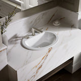 Bryant® 20-1/4" oval drop-in bathroom sink