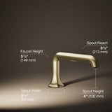 Occasion® Deck-mount bath spout with Straight design
