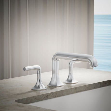 Occasion® Deck-mount bath spout with Straight design