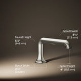 Occasion® Deck-mount bath spout with Straight design