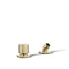 Occasion® Deck-mount handshower holder and two-way diverter valve