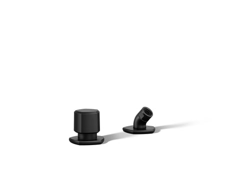 Occasion® Deck-mount handshower holder and two-way diverter valve