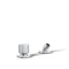 Occasion® Deck-mount handshower holder and two-way diverter valve