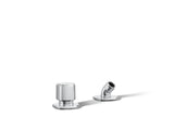 Occasion® Deck-mount handshower holder and two-way diverter valve