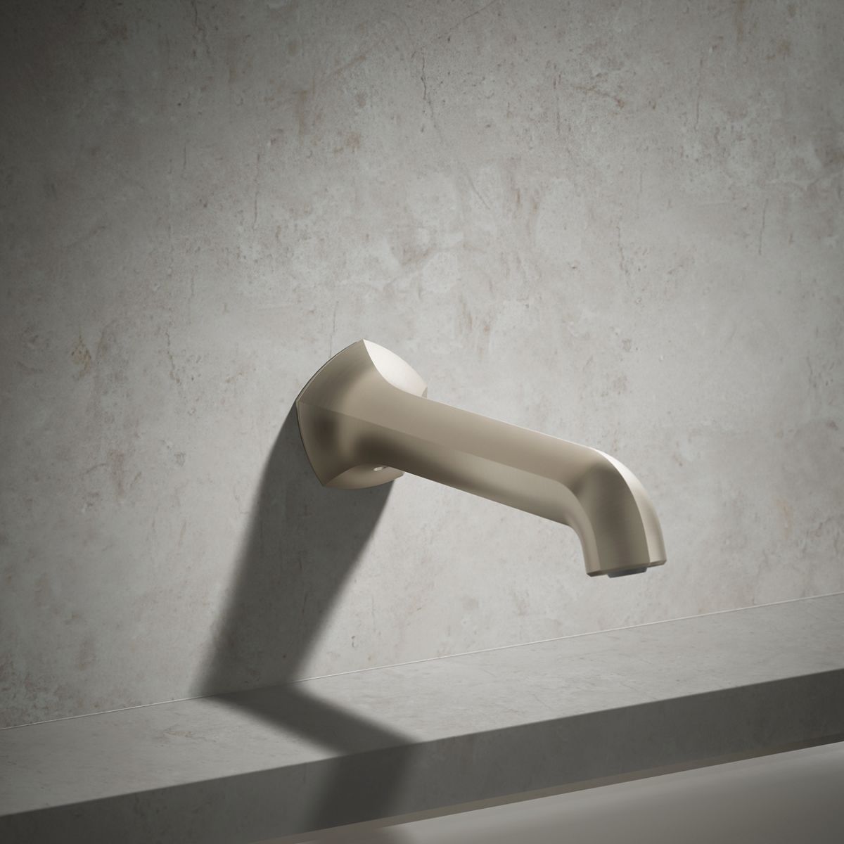 Occasion® Wall-mount bath spout with Straight design, 8"