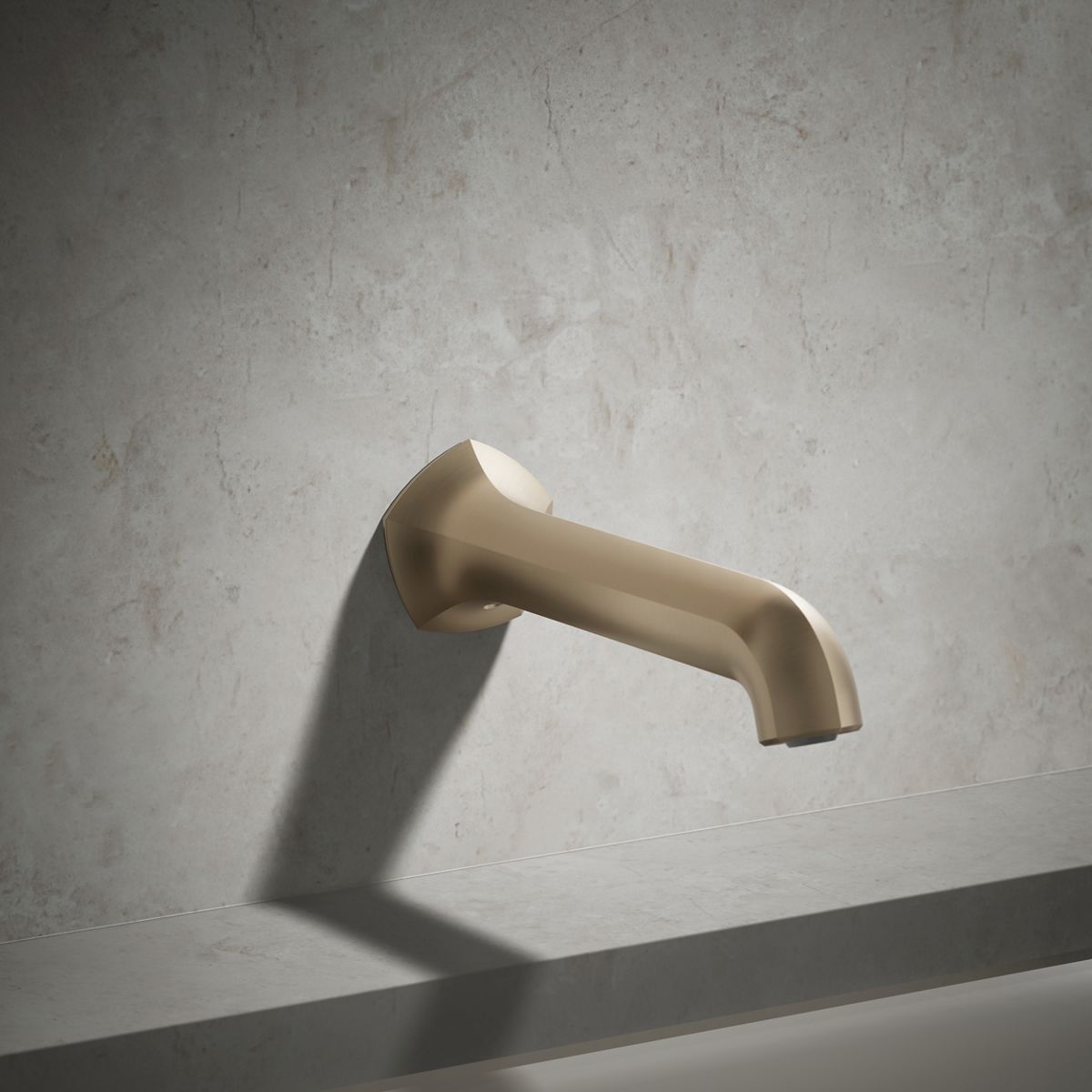 Occasion® Wall-mount bath spout with Straight design, 8"