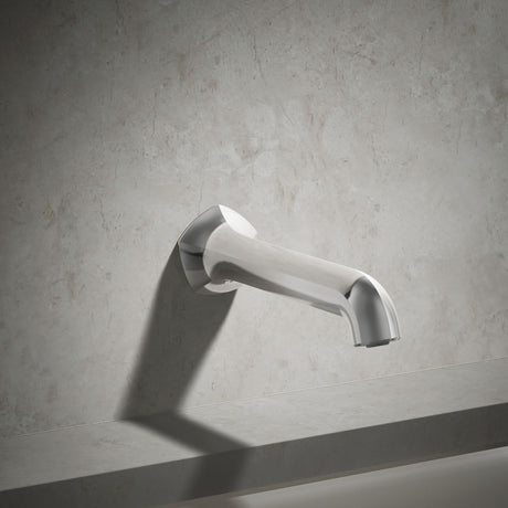 Occasion® Wall-mount bath spout with Straight design, 8"