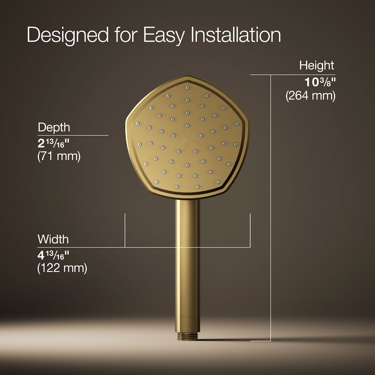 Occasion® Single-function handshower, 1.75 gpm