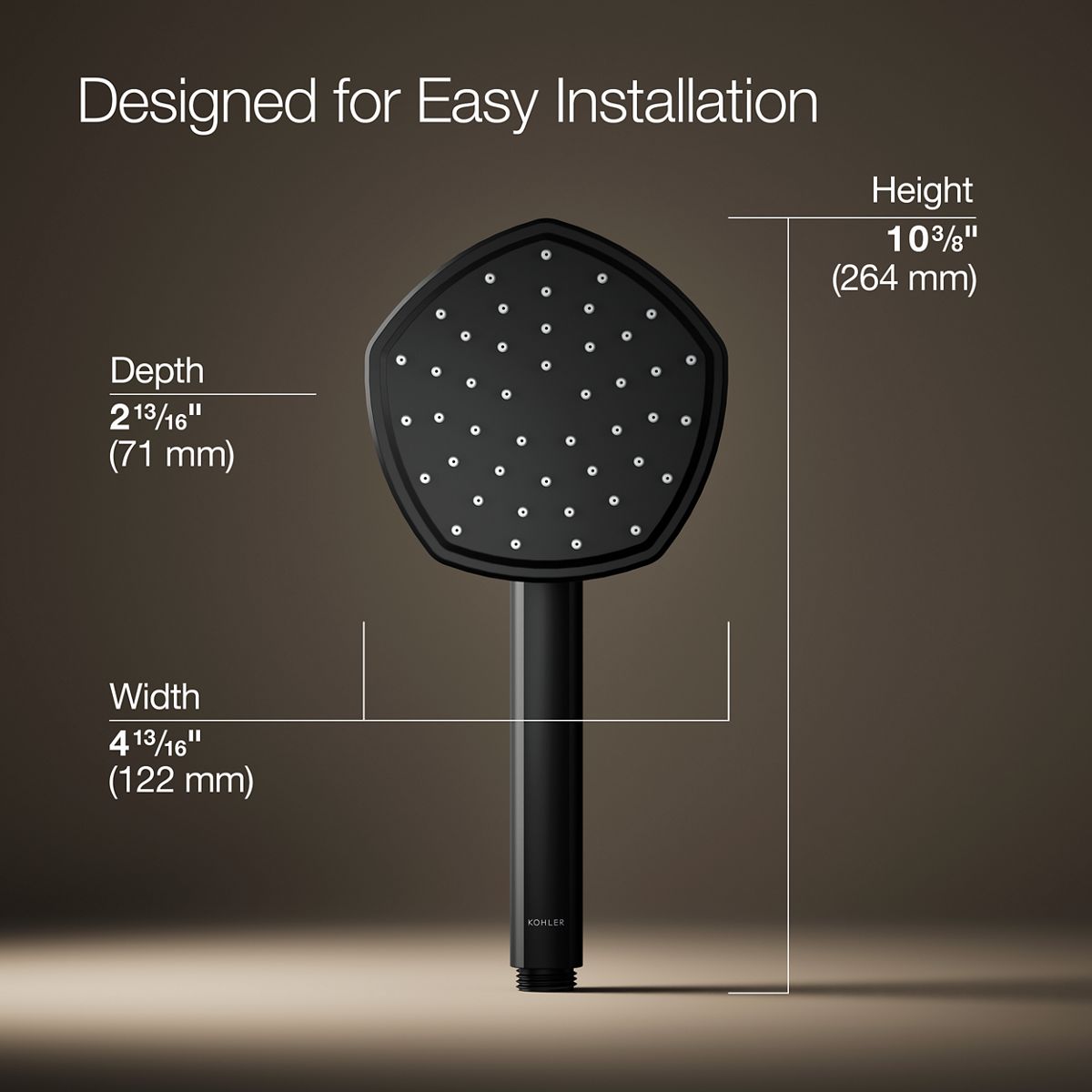 Occasion® Single-function handshower, 1.75 gpm