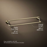 Occasion® 24" double towel bar