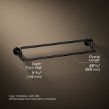 Occasion® 24" double towel bar