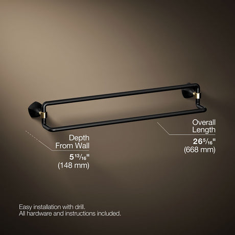 Occasion® 24" double towel bar