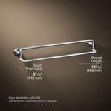 Occasion® 24" double towel bar