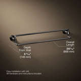 Occasion® 24" double towel bar
