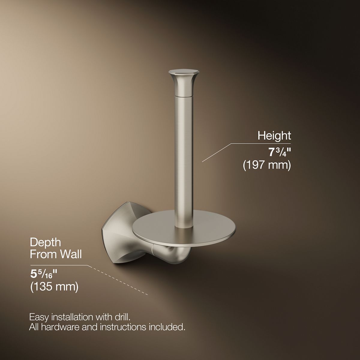 Occasion® Vertical toilet paper holder