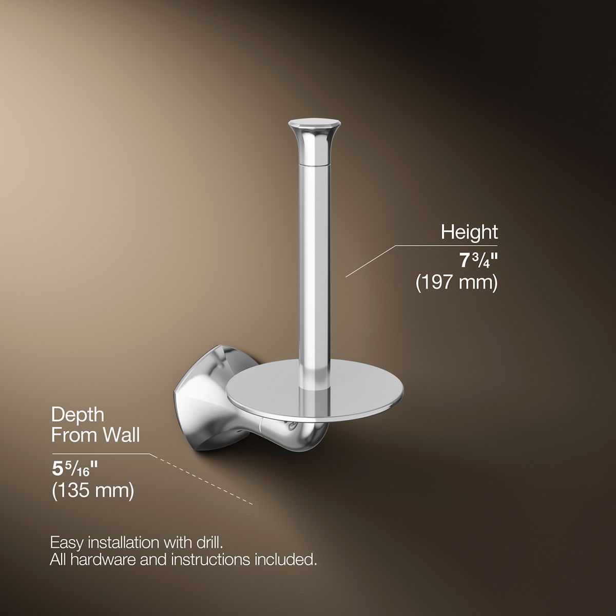 Occasion® Vertical toilet paper holder