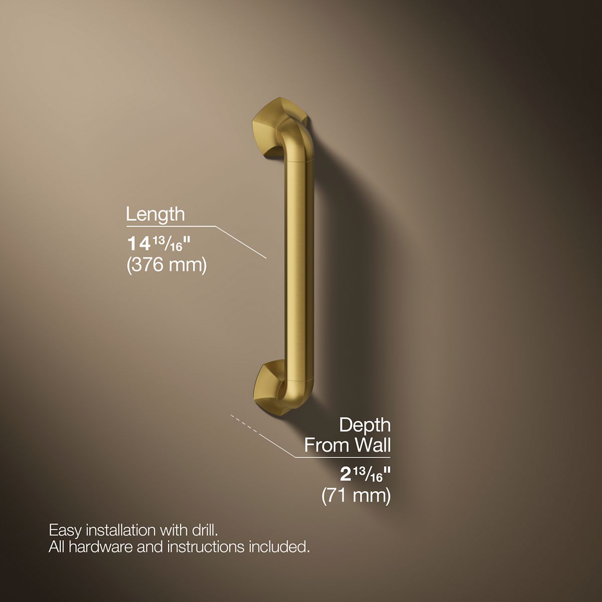 Occasion® 12" grab bar