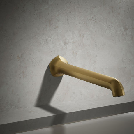 Occasion® Wall-mount bath spout with Straight design, 12"