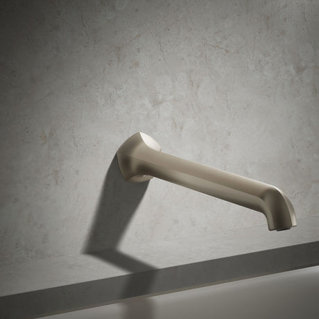Occasion® Wall-mount bath spout with Straight design, 12"