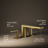 Parallel® Deck-mount bath faucet