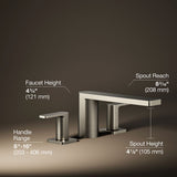 Parallel® Deck-mount bath faucet