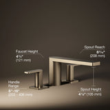 Parallel® Deck-mount bath faucet