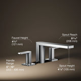 Parallel® Deck-mount bath faucet