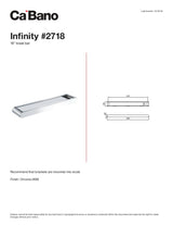 18" towel bar