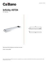 24" towel bar