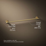 Elate® 24" towel bar