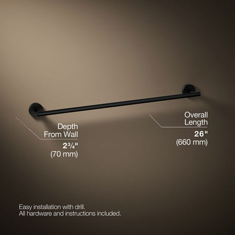 Elate® 24" towel bar