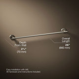Elate® 24" towel bar