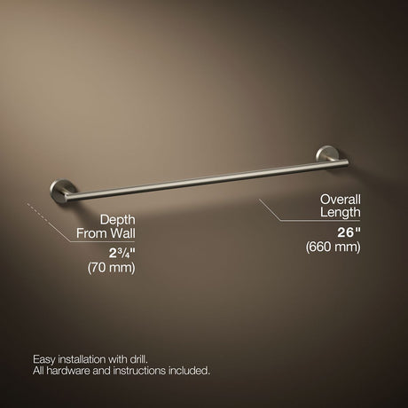 Elate® 24" towel bar