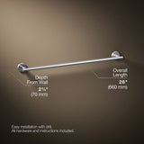 Elate® 24" towel bar
