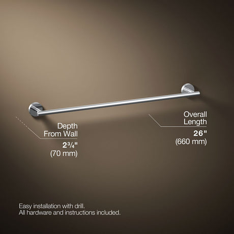 Elate® 24" towel bar