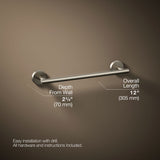 Elate® 12" towel bar